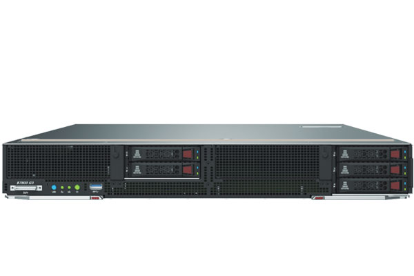 北京新华三/H3C UniServer B7800 G3四路计算模块刀片式服务器定制报价(2颗*英特尔至强 金牌6238R 2.2GHz 五十六核心|256GB 内存|960GB 固态硬盘+2块*2.4TB SAS硬盘|板载阵列卡|三年保修)