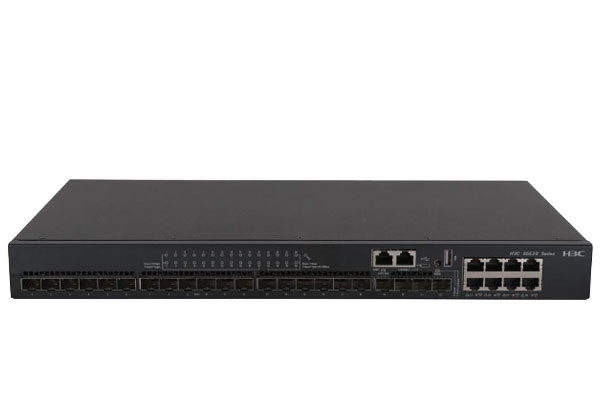 北京华三H3C LS-S6520-30SG-SI 8个GE+22个1/10G SFP Plus端口交换机 30个+新华三（H3C） 光模块-SFP-GE-千兆双纤多模模块-(850nm,0.55km,LC) SFP-GE-SX-MM850-D