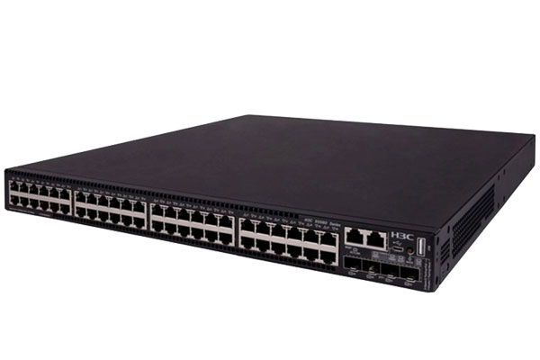 北京华三（H3C）LS-5560X-54S-EI汇聚交换机 48个千兆电口 4个万兆光口 企业级智能型可网管 商用+华三（H3C）QSFP-40G-SR4-MM850交换机光模块 原装40G万兆多模100M1分4模块 850nm光口光纤模块商用