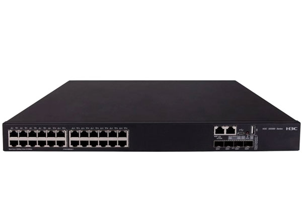 北京新华三/H3C LS-S5560X-30C-PWR-EI 24口千兆4口万兆光三层核心交换机+华三（H3C）SFP-XG-LH40-SM1550-D交换机光模块 原装万兆40KM单模双纤模块LC接口 1550nm光口模块商用