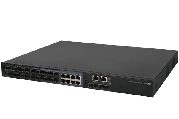 北京H3C华三 S5560S-28S-EI 24千兆电口4万兆光口汇聚 三层核心交换机+新华三（H3C） 光模块-SFP-GE-千兆双纤多模模块-(850nm,0.55km,LC) SFP-GE-SX-MM850-D