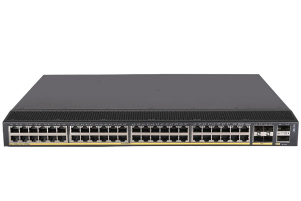 北京H3C/S5850-54QS华三48口千兆电4万兆光2个40GE口双电源三层核心交换机 主机+新华三（H3C）SFP-GE-LX-SM1310-A 光模块-SFP-GE-单模模块-(1310nm,10km,LC)