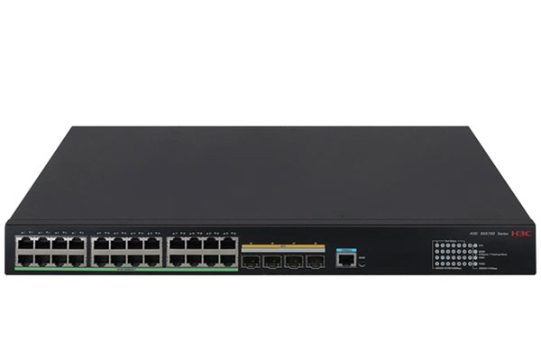 北京新华三（H3C）S5170-28S-EI企业级接入型以太网交换机24口千兆电+4万兆光口办公园区组网智能型可网管+新华三（H3C） 光模块-SFP-GE-多模模块-(850nm,0.55km,LC) SFP-GE-SX-MM850-D