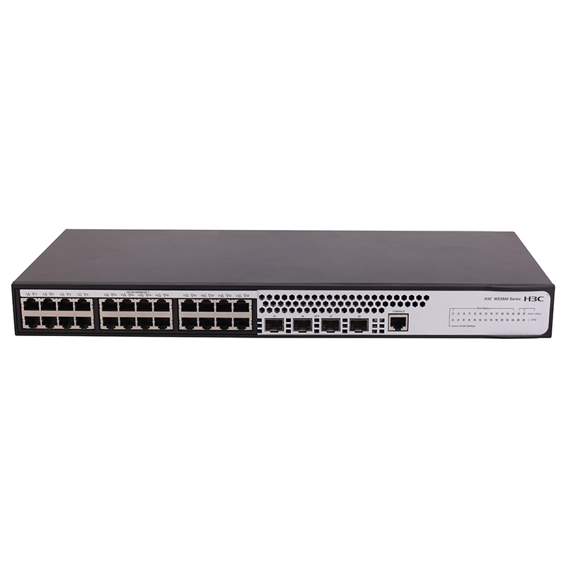 北京煜麒/华三/H3C WS5810系列千兆网管企业级以太网交换机 WS5810-28P-WiNet 24口+华三（H3C）SFP-GE-LX-SM1310-A交换机光模块 原装千兆10KM单模双纤模块LC接口 1310nm光口光纤模块商用