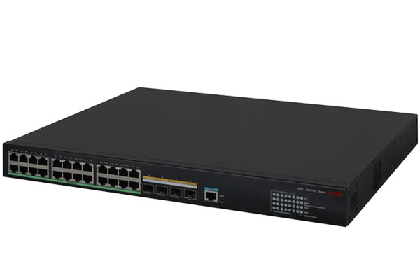 北京新华三（H3C）S5170-28S-HPWR-EI企业级接入型交换机24千兆电口+4万兆光口POE供电370W办公园区组网可网管+华三（H3C）SFP-XG-LH40-SM1550-D交换机光模块 原装万兆40KM单模双纤模块LC接口 1550nm光口模块商用