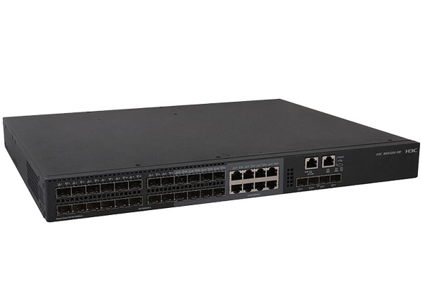 北京华三H3C LS-S5130-30F-HI 24口全光口千兆4万兆10G万兆交换机 S5130-30F-HI+华三（H3C）QSFP-40G-CSR4-MM850交换机光模块 原装40G万兆多模300M1分4模块 850nm光口光纤模块商用