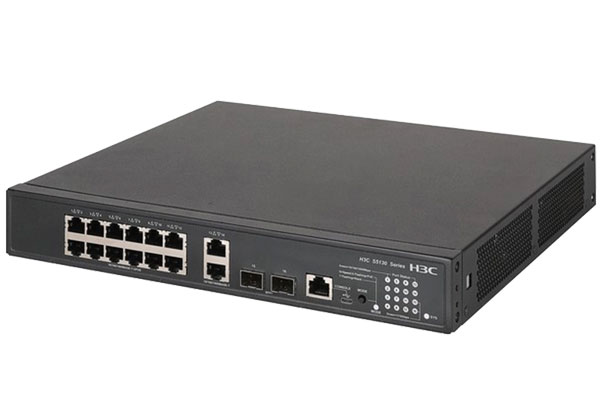北京新华三H3C S5130S-16S-UPWR-EI-Q 12口千兆+万兆静音PoE交换机