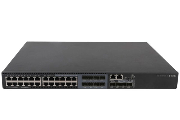 北京H3C华三 S5130/S-28PS-EI 24口全千兆+4万兆光弱三层高性能交换机 S5130S-28PS-EI 24个+华三（H3C）SFP-GE-LX-SM1310-D 千兆单模双纤光模块(1310nm,10km,LC) 华三光模块单支装