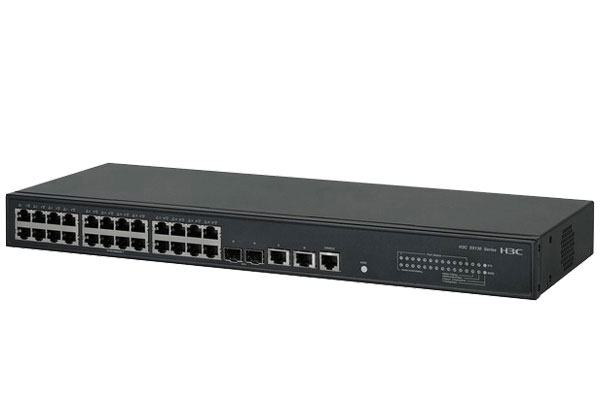 北京LS-5130S-28ST-EI 新华三H3C千兆24口混合核心电企业管理交换机 S5130S-28ST-EI+华三H3C XFP-LX-SM1310-D 万兆10G单模双芯10KM光纤模块 LC接口