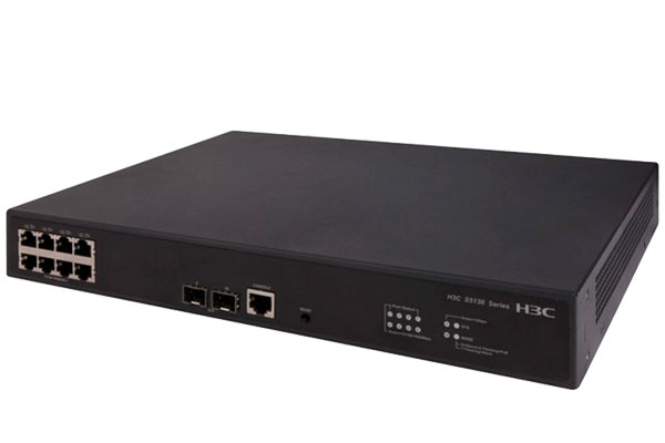 北京S5130S-10P-HPWR-EI 8个千兆电口 2个千兆光口企业级POE交换机 sk-link+华三（H3C）SFP-XG-SX-MM850-D 万兆多模双纤光模块(850nm,300m,LC) 华三光模块单支装