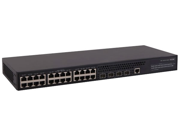 北京新华三（H3C）S5130S-28S-EI企业级万兆交换机28端口（24千兆电口+4万兆光口）高性能汇聚接入可网管盒式+华三（H3C）SFP-XG-SX-MM850-D 万兆多模双纤光模块(850nm,300m,LC) 华三光模块单支装