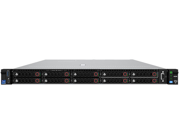 新华三/H3C R4700 G6双路1U机架式ERP网站搭建服务器(英特尔至强 银牌4510 2.4GHz 十二核心|64GB 内存|960GB 固态硬盘+3块*2.4TB SAS 硬盘|RAID-LSI-9560-LP-8i-4GB阵列卡|单电源|三年保修)